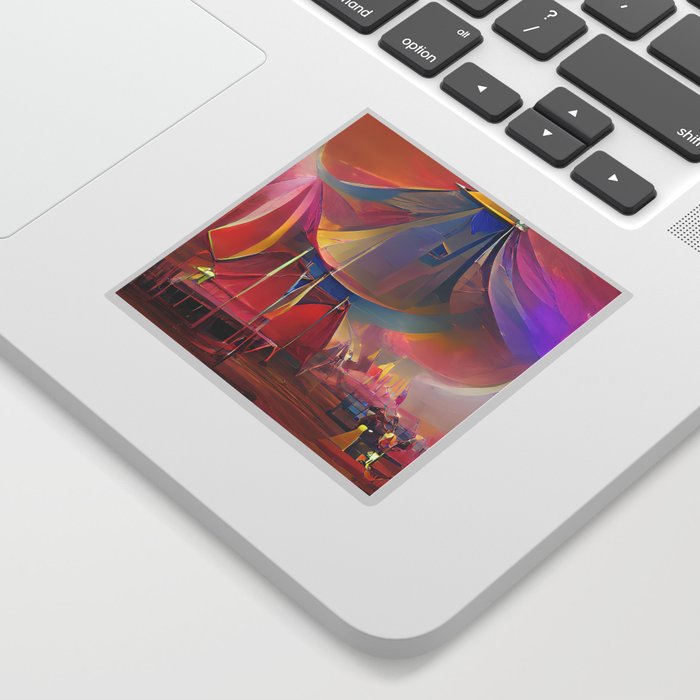Carnival Abstract Aesthetic No17 Sticker