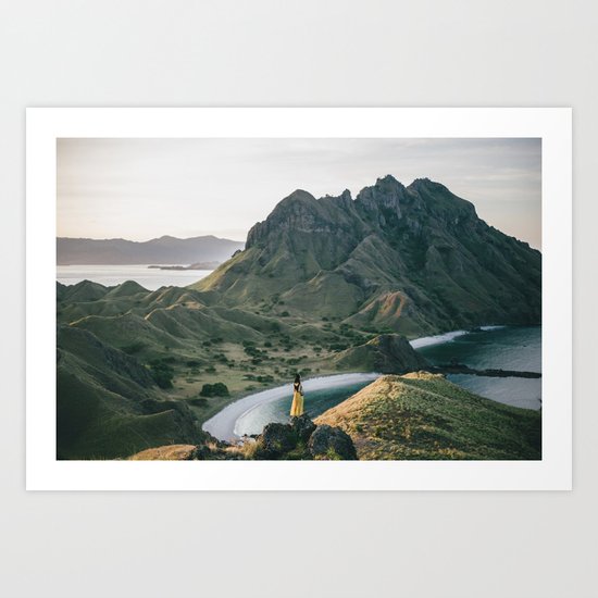 Yellow Moutain Art Print