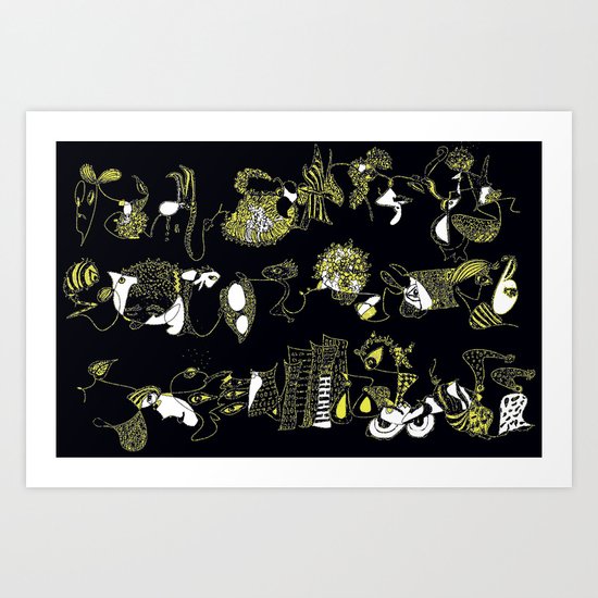 starry sky Art Print