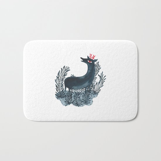 Deep sea deer Bath Mat