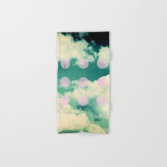 Clouds + Dots Hand & Bath Towel