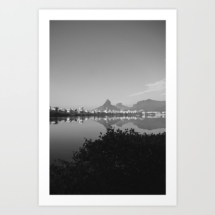 Rio de Janeiro - Black and White Art Print