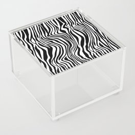 Zebra Stripes Pattern Acrylic Box