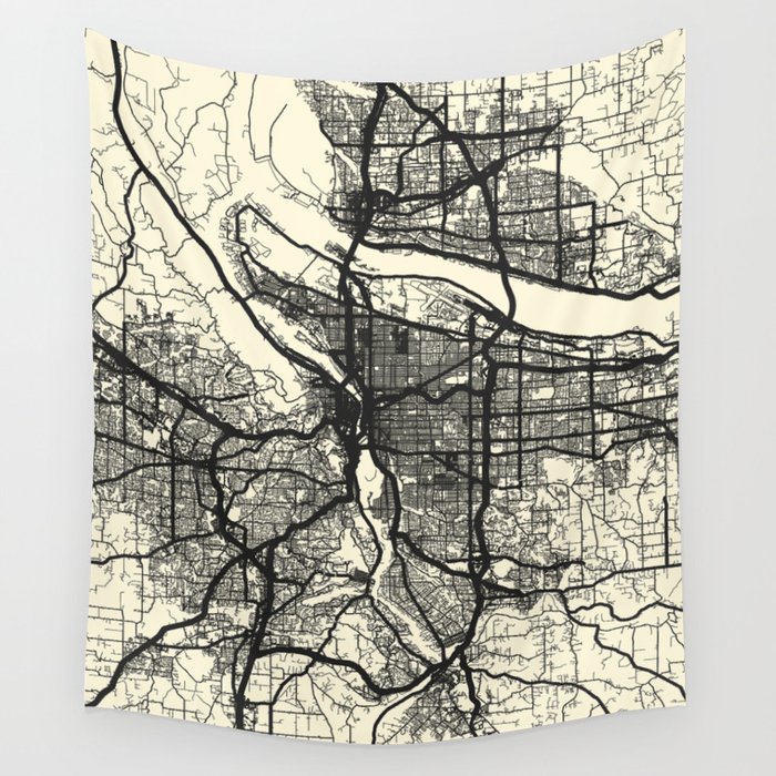 Portland Wall Tapestry by dncnmckn  Society6