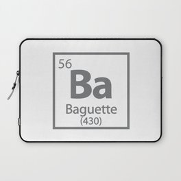 Baguette Element- Food Periodic Table Laptop Sleeve