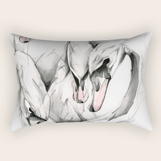 Swans Rectangular Pillow