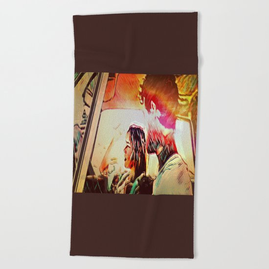 Morning Sickness Beach Towel