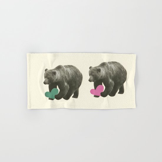 A Bear Romance Hand & Bath Towel