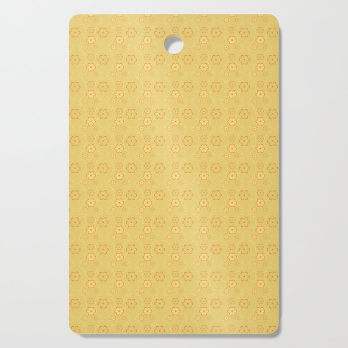 children's pattern-pantone color-solid color-yellow Cutting Board