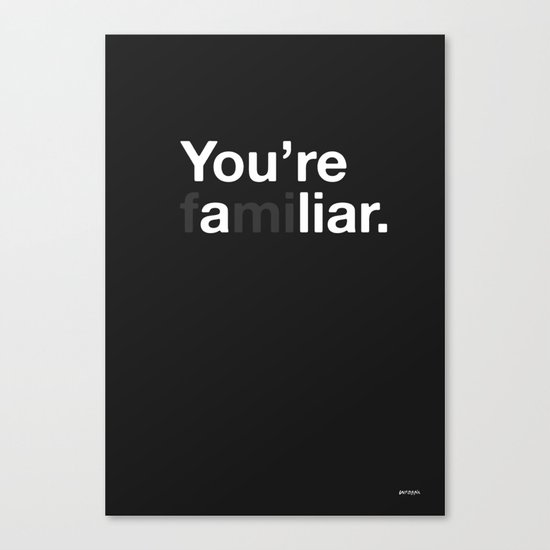 Liar Canvas Print