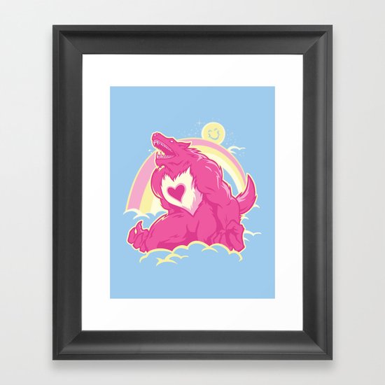 Curse of The CareWere! Framed Art Print