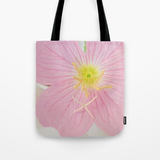 Close-up Oenothera Speciosa Tote Bag