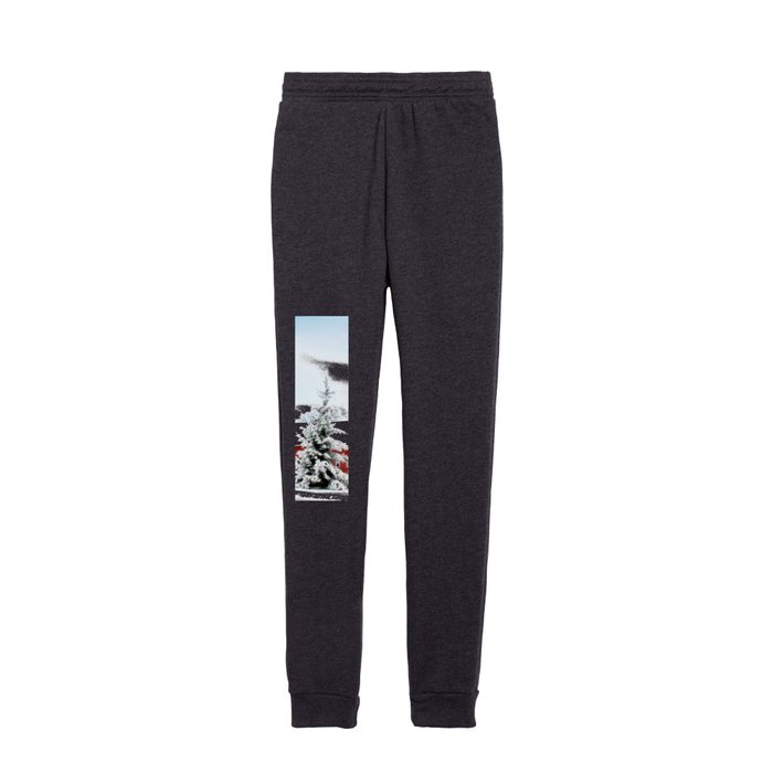 Red Barn in the Snow Kids Joggers