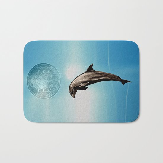 The DOLPHIN - ZEN version Bath Mat