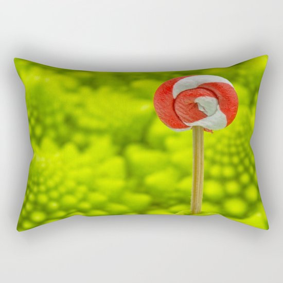 Romanesco Lollipop Rectangular Pillow