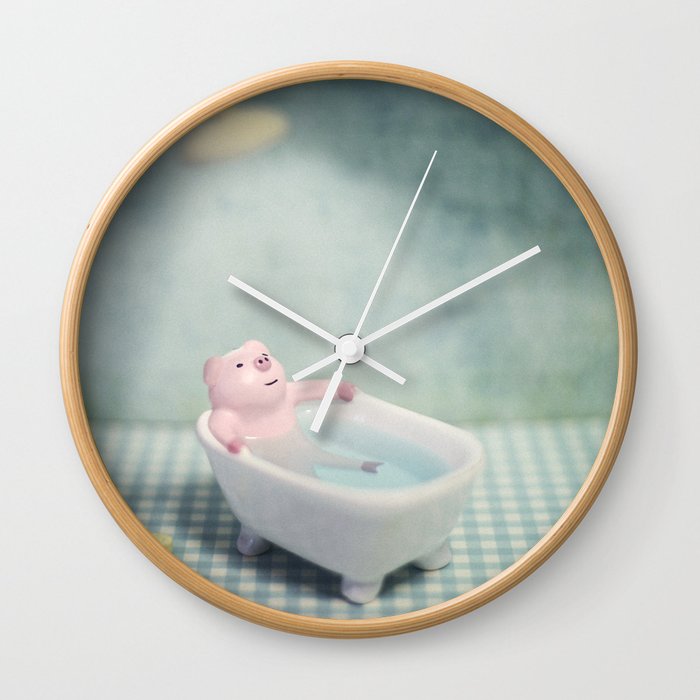 Hot Bath Wall Clock