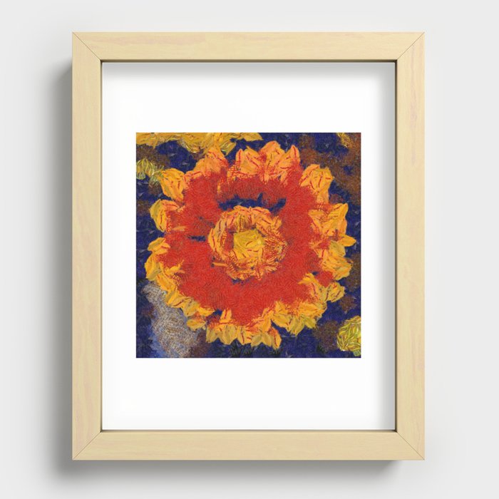 beautiful summer flower Recessed Framed Print