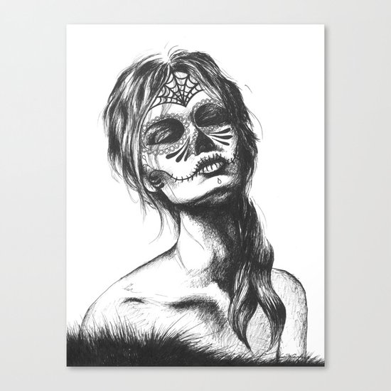 Sugar Skull Canvas Print