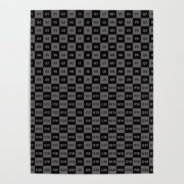 UV Mapped / Unfolded UV texture map Poster