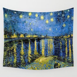 Vincent van Gogh Starry Night over the Rhone Wall Tapestry