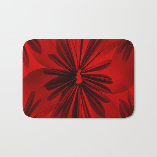 Christmas Red Bath Mat