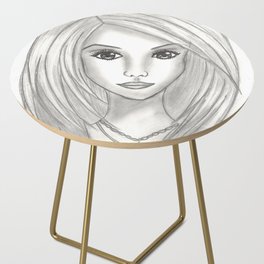 Draw girl Side Table