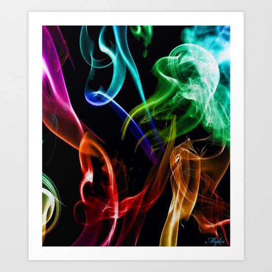 SMOKE Art Print