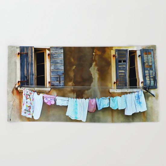 Clothes Drying Beach Towel