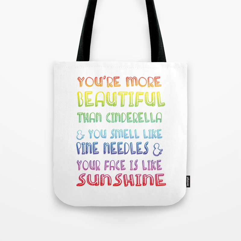 cinderella tote bag