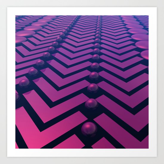 This Way Art Print