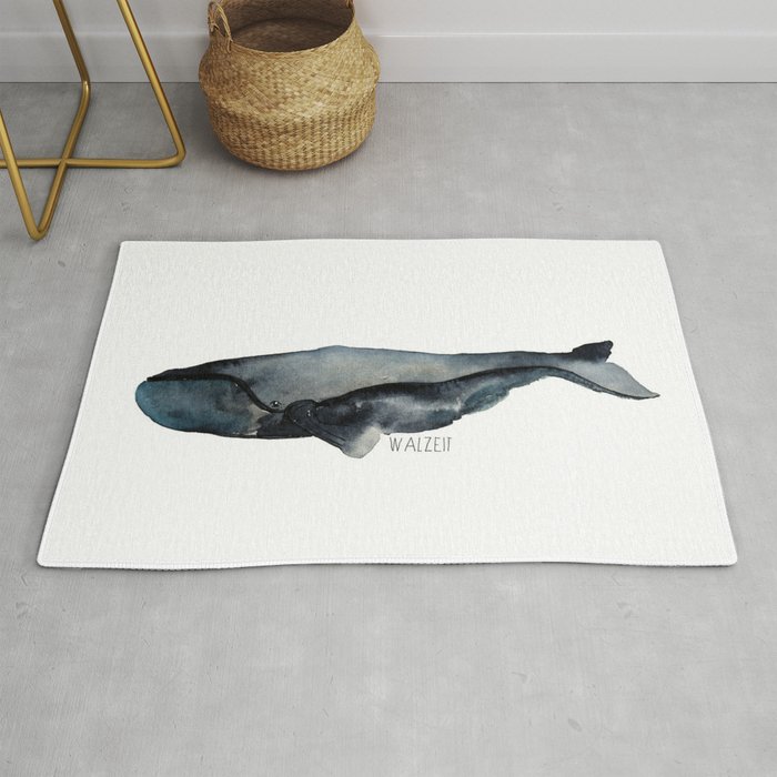 whale time Walzeit Rug