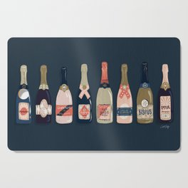French Champagne Collection – Teal Cutting Board
