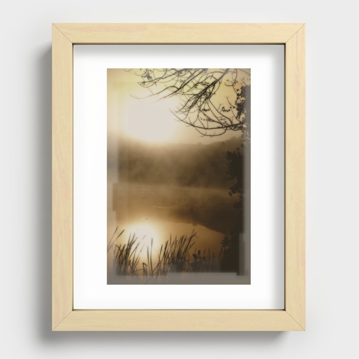 Through the Mists Recessed Framed Print