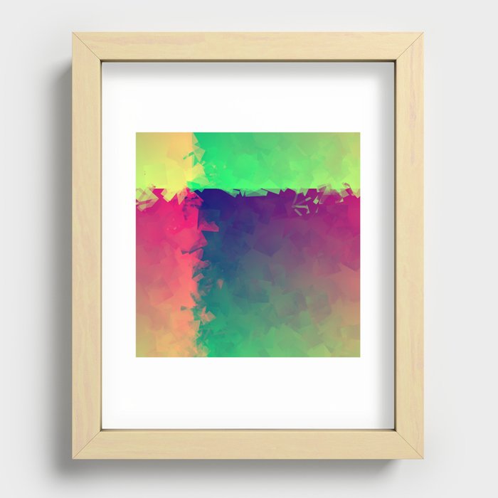 Abstract Number-8 Recessed Framed Print