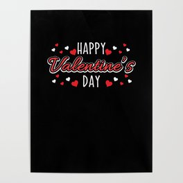 Greetings Sayings Hearts Day Happy Valentines Day Poster