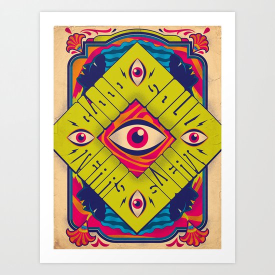 Blood Sweat Tears Soul Art Print