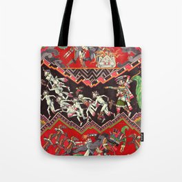 The theft of sacred bones Tote Bag