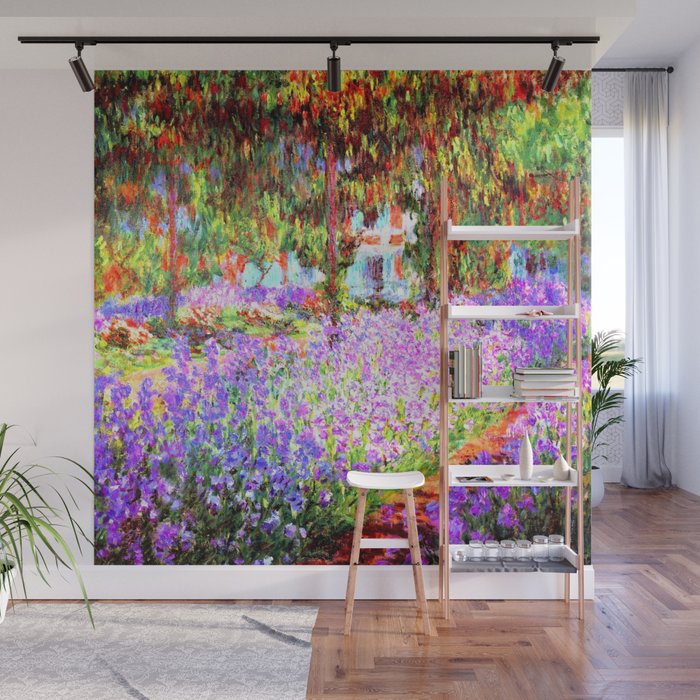 Monets Garden In Giverny Wall Mural