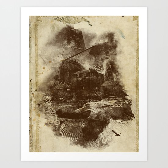 the castle Art Print