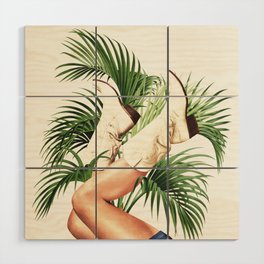 These Boots - Palm Leaves Wood Wall Art