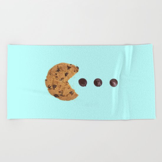 PACKMAN COOKIE Beach Towel