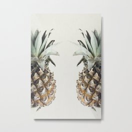 Pineapples Metal Print | Pop Art, Digital, Nature 