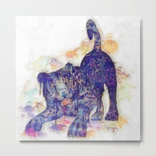 panther splash! Metal Print