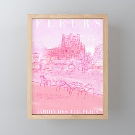 Fleurs Paris Framed Mini Art Print