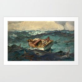 The Gulf Stream by Winslow Homer, 1899 Art Print