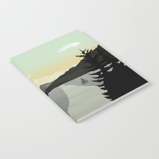 Misty Mountain II Notebook