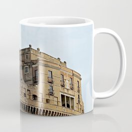 Mausoleum of Hadrian Castle of the Holy Angel, italian flag, Rome Italy Mug