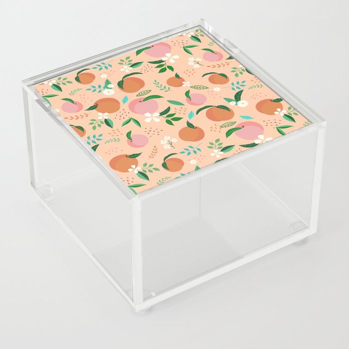 Peachy Peaches Acrylic Box
