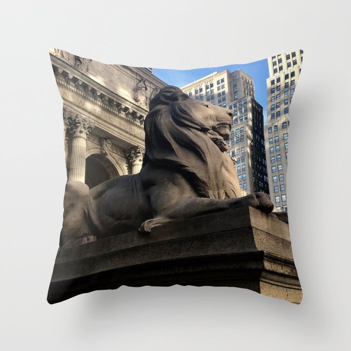 "Patience and Fortitude", Photography by Willowcatdesigns Throw Pillow