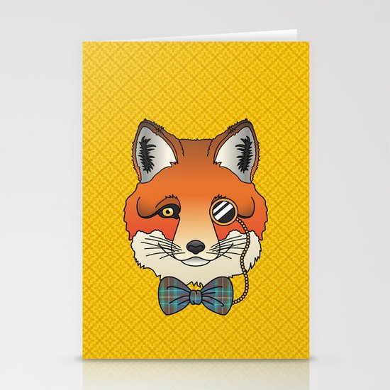Dapper Fox Stationery Cards